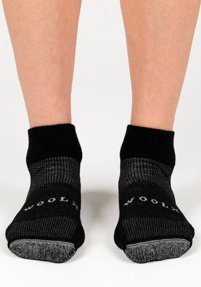 Womens Rambler Ankle Sock - Black Pepper