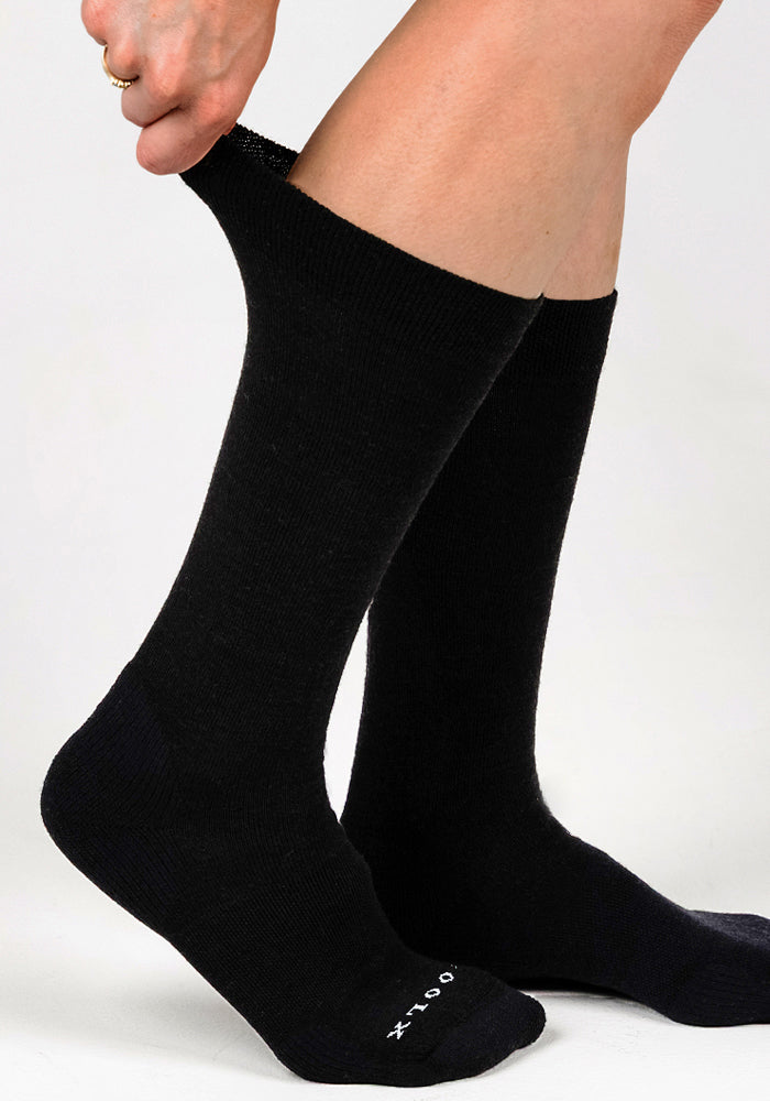 Womens Chandler Mid Calf Sock - Black