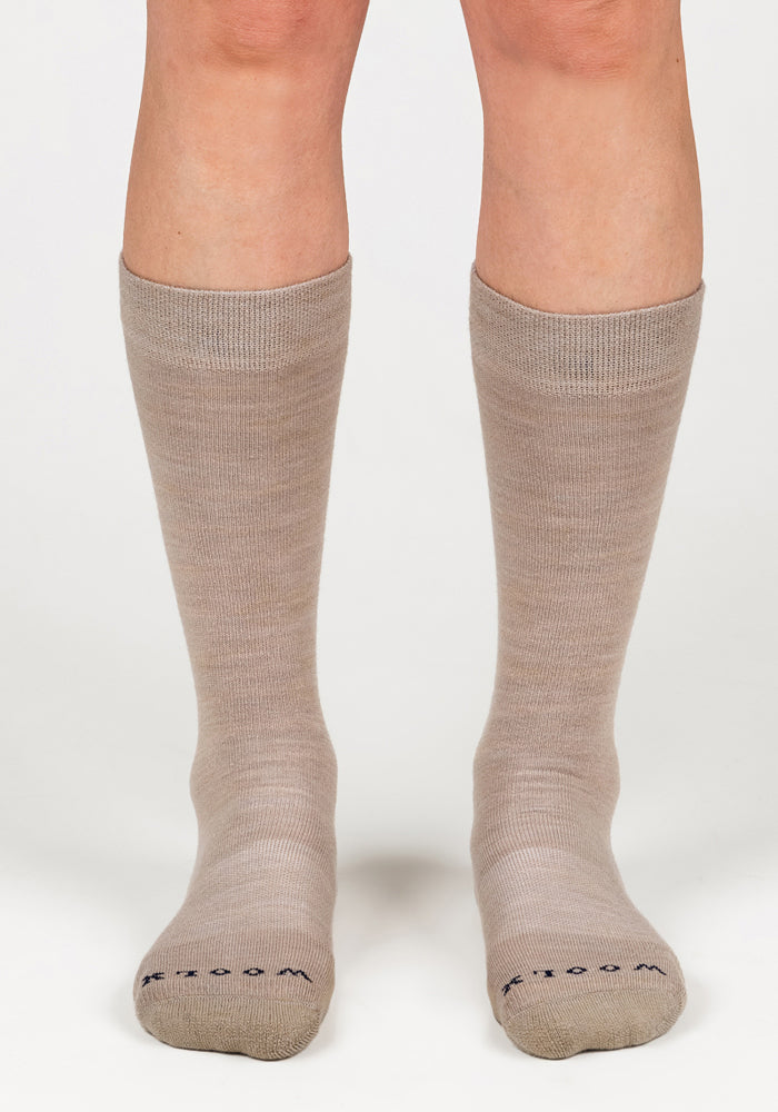 Womens Chandler Mid Calf Sock - Simply Taupe