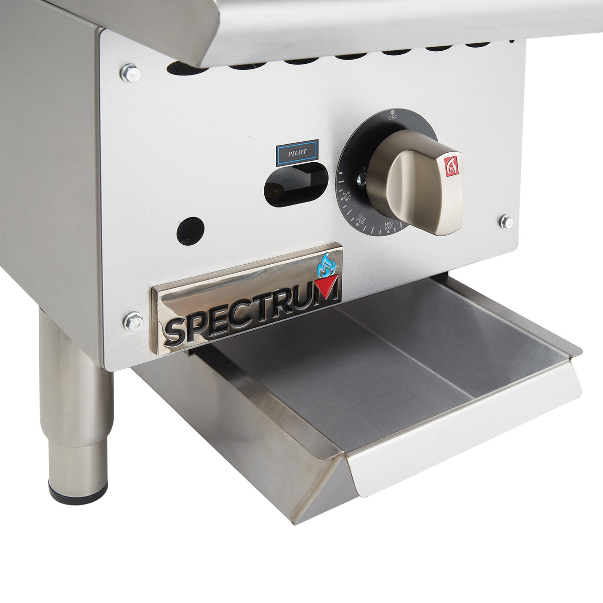 NGGD-12T - Spectrum 12" Natural Gas Griddle with Thermostatic Controls