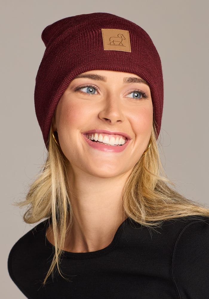 Baylor Beanie - Toasted Garnet