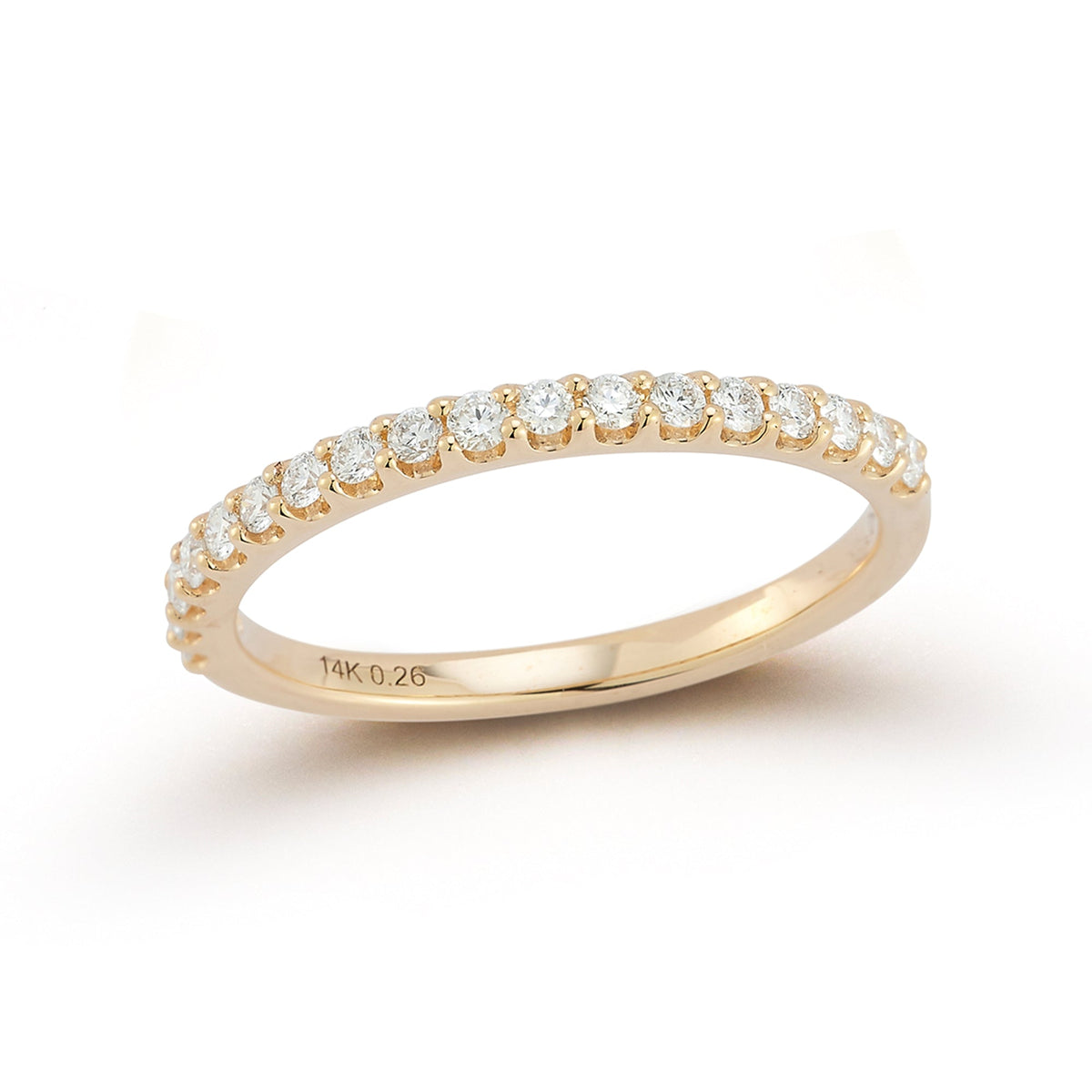 DRD Half Way Round Band - 0.25 Cttw