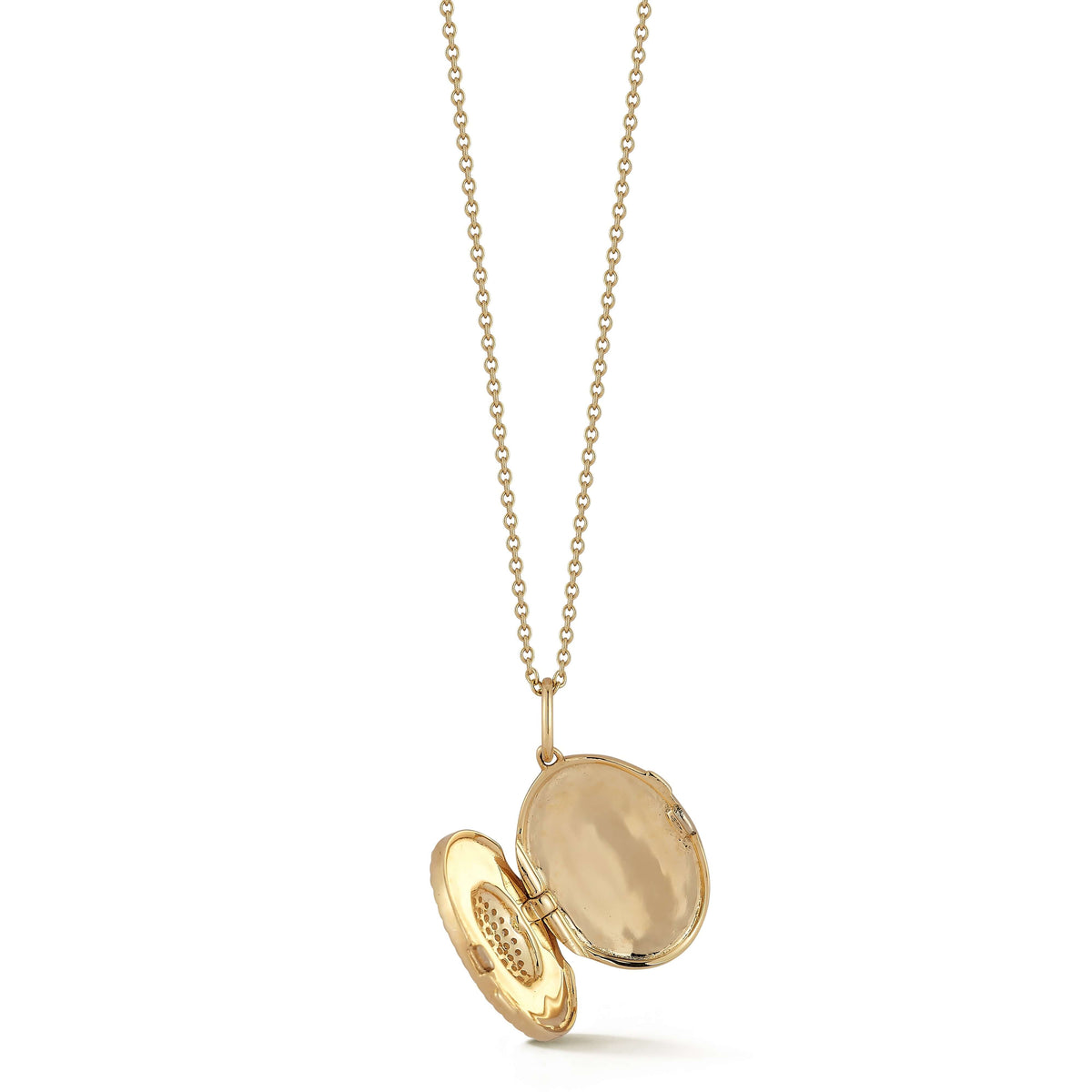 Teddi Paige Oval Locket Necklace
