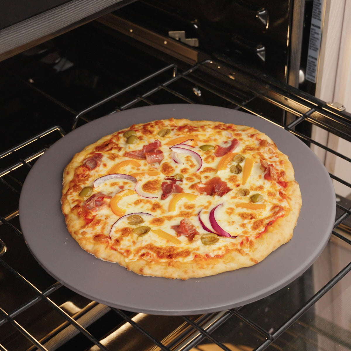 GPS16-G - Old Stone Glazed Round Pizza Stone, 16"