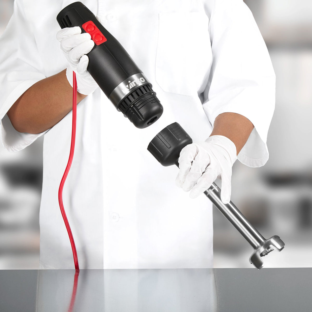 WIB-17508 - Winco ProFusion Immersion Blender with 8" Shaft