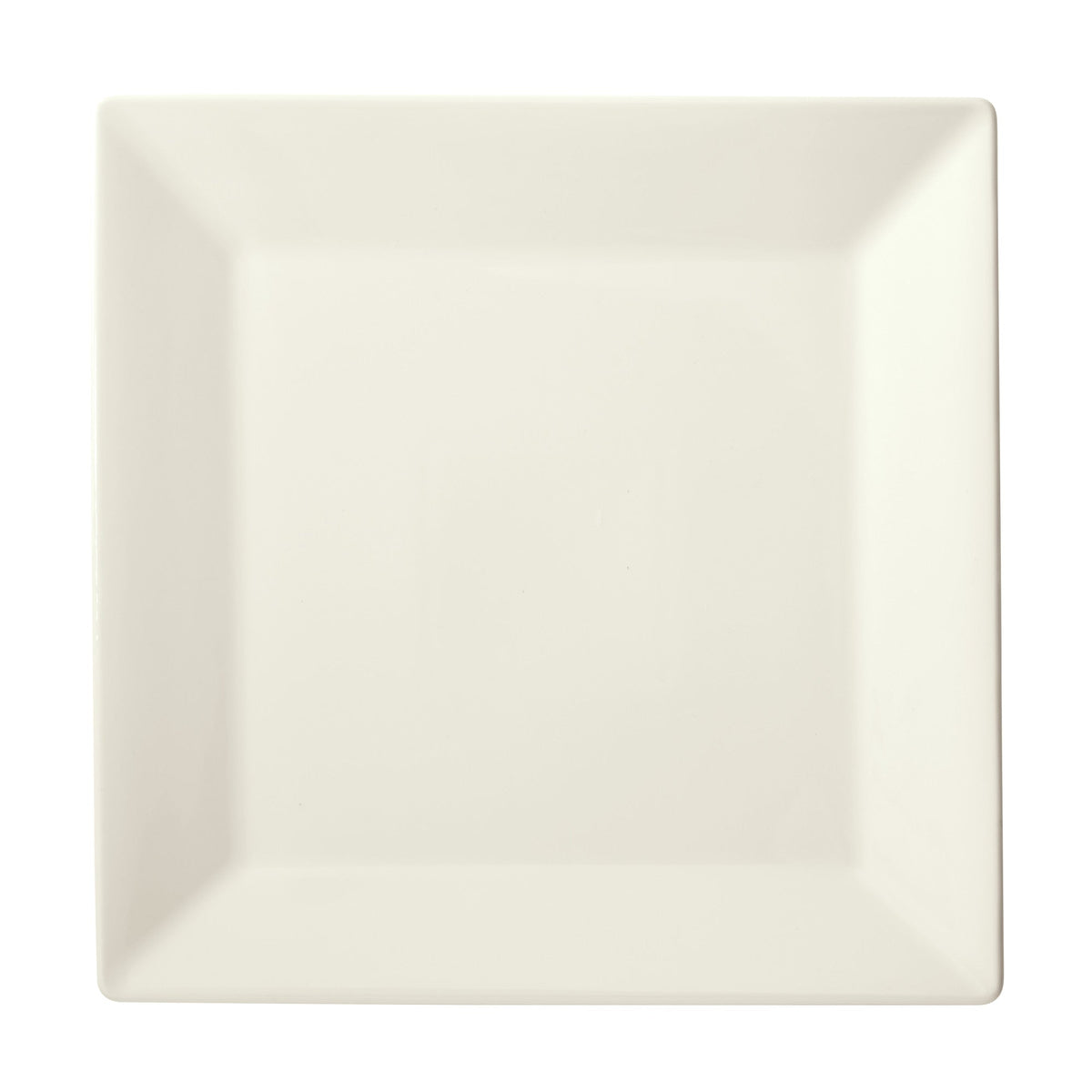 RPS-1125-AW - Royalsquare Porcelain Square Plate, 11-1/4"L x 11-1/4"W x 1/2"H - American White (12 Pieces/Case)