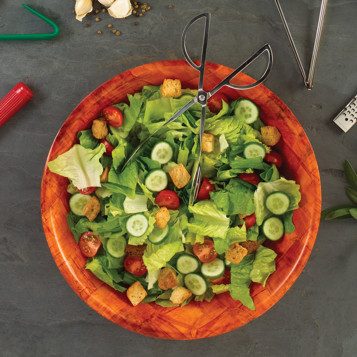 WWB-14 - Salad Bowl, Wooden - 14"
