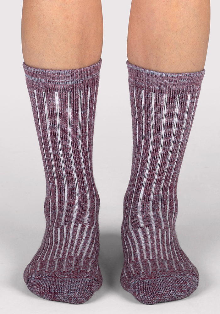 Womens Joey Crew Socks - Wildflower