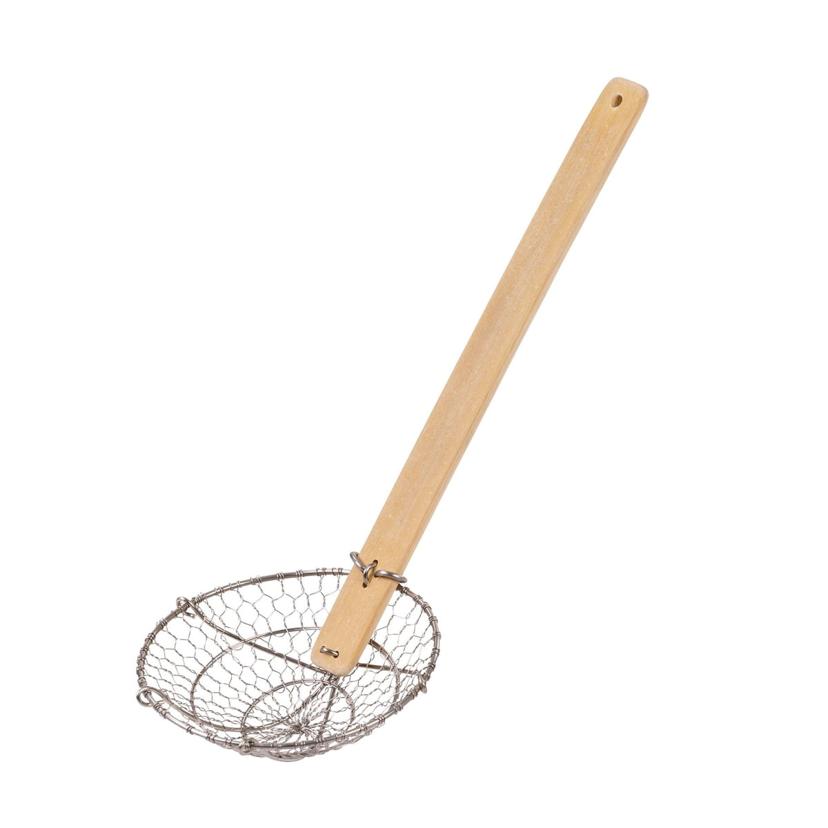 J30-0036 - Joyce Chen Stainless Steel Spider Strainer, 5"