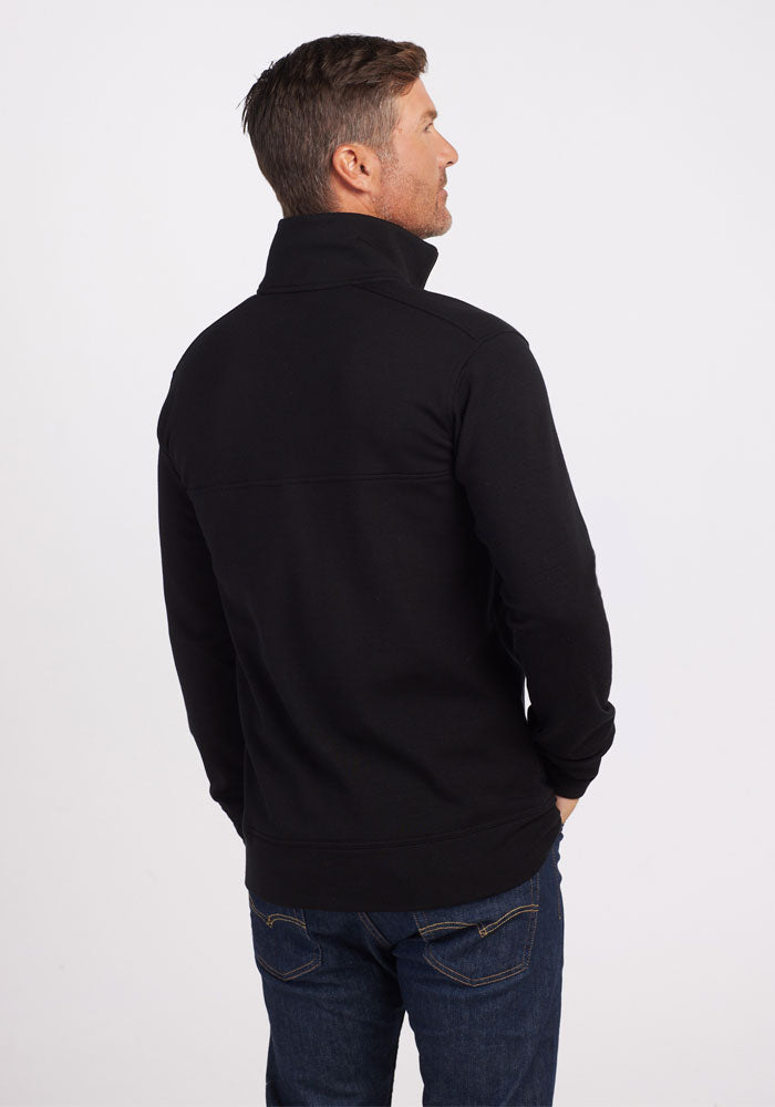 Mason 1/4 Zip - Black