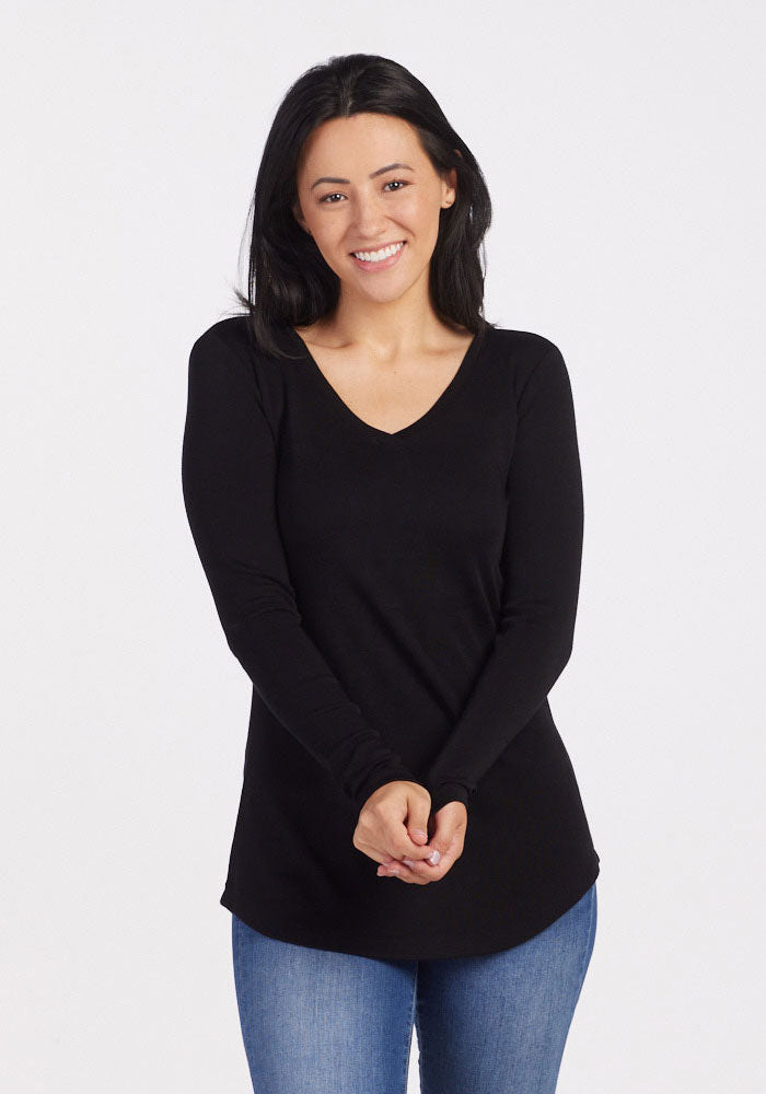 Eva Petite Tunic - Black
