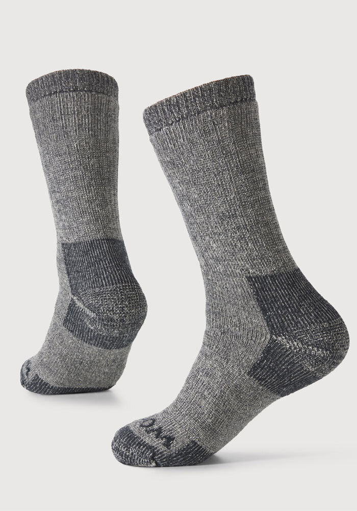 Mens Extreme Crew Socks - Charcoal Heather