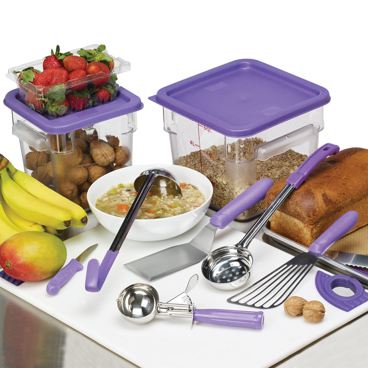 PECC-24P - Allergen-Free Cover for 2 & 4 Quart Square Storage Container