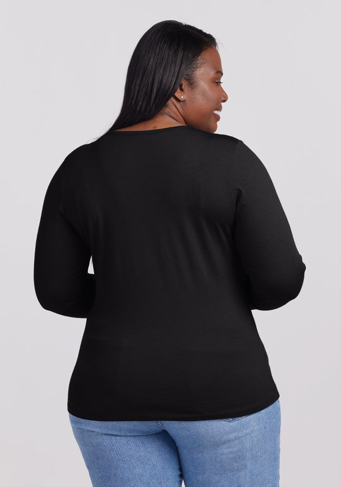 Remi Long Sleeve T-Shirt - Black