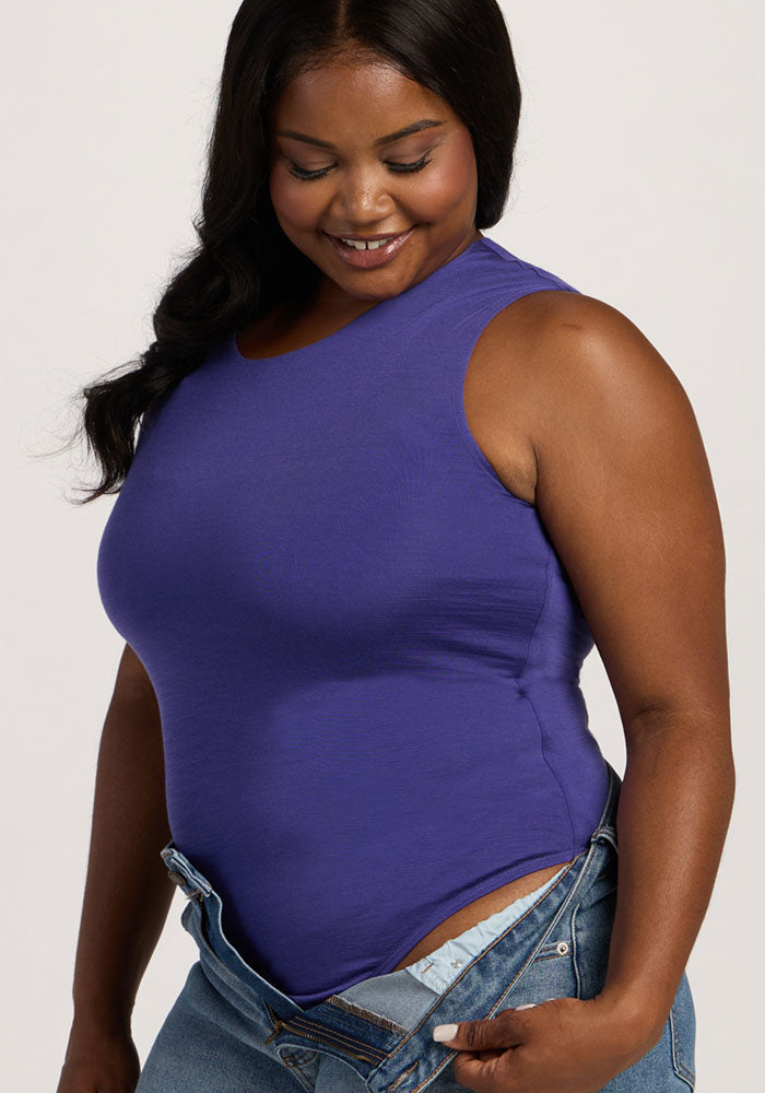 Maggie Bodysuit - Berry Indigo
