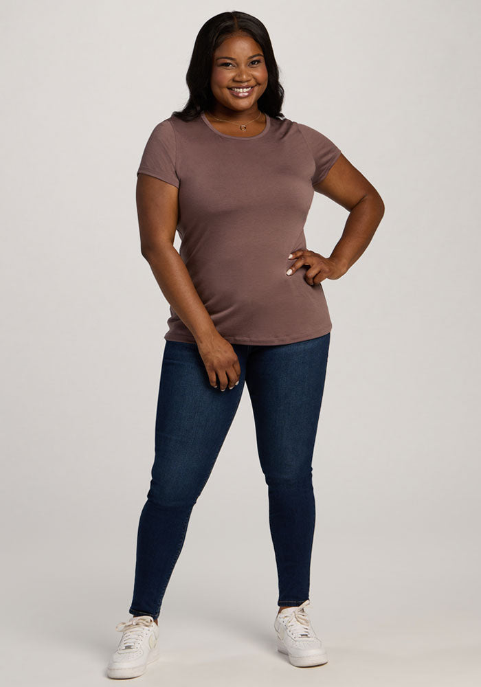 Addie Crew Neck - Peppercorn