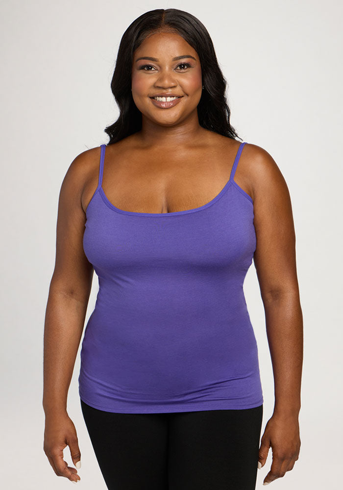 Teagen - Cami With Shelf Bra - Berry Indigo