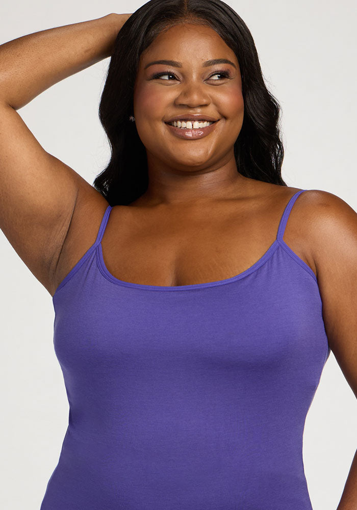 Teagen - Cami With Shelf Bra - Berry Indigo