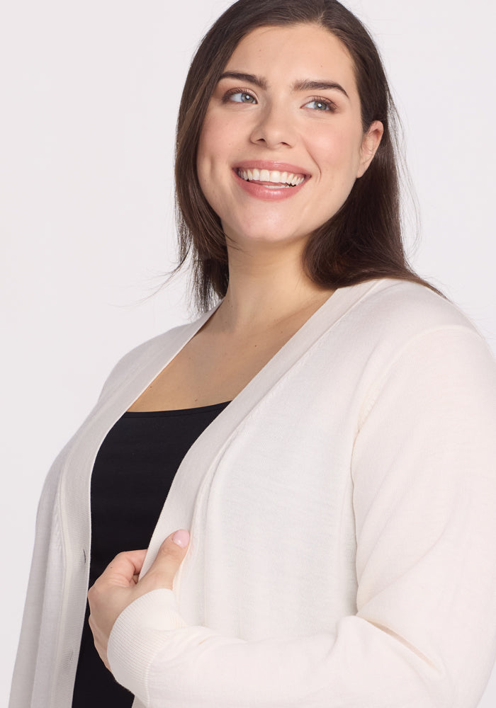 Gia Sweater - Dewdrop Pearl