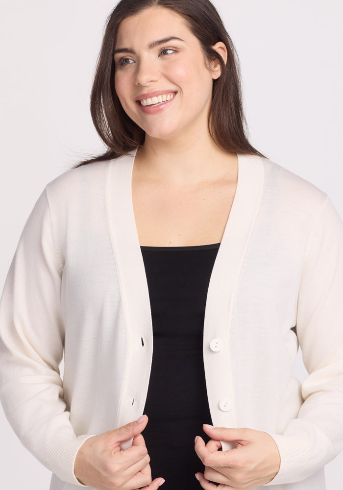 Gia Sweater - Dewdrop Pearl