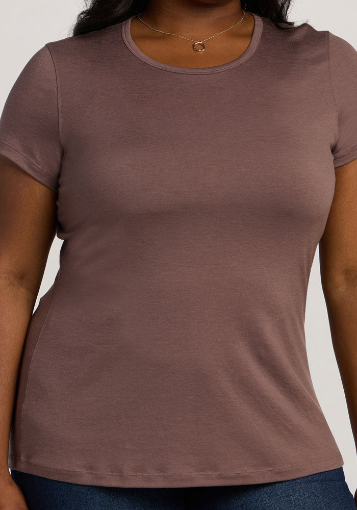 Addie Crew Neck - Peppercorn