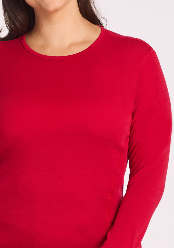 Hannah Long Sleeve Top - Maraschino Cherry
