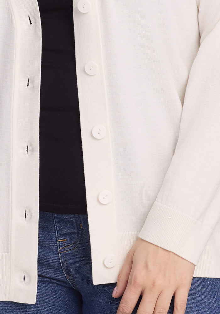 Gia Sweater - Dewdrop Pearl