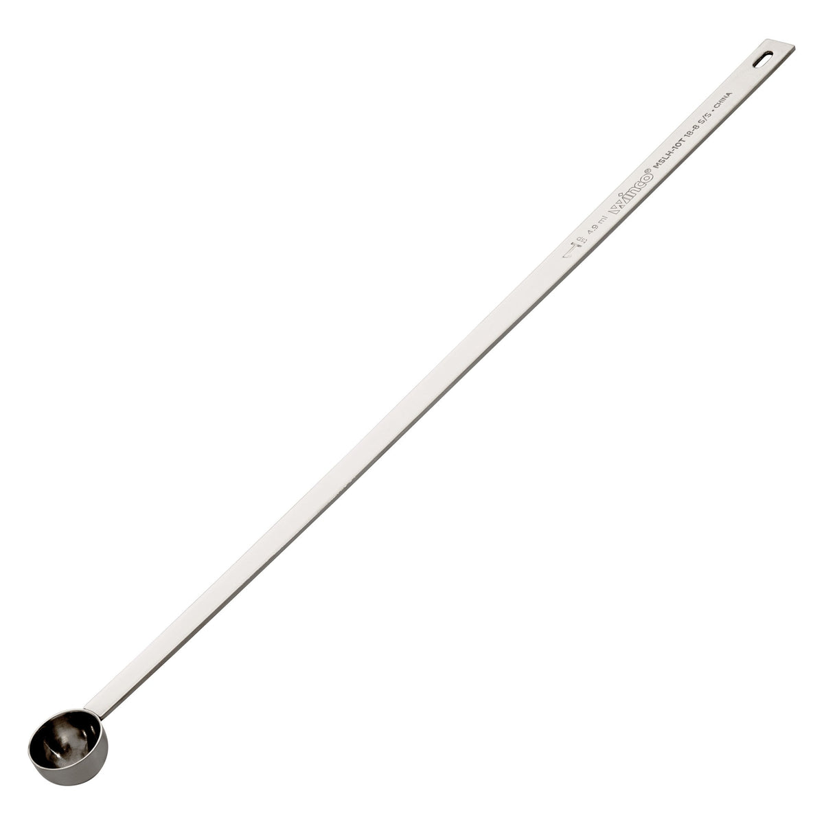 MSLH-10T - 18/8 Stainless Steel Measuring Spoon with Long Handle, 1 Tsp