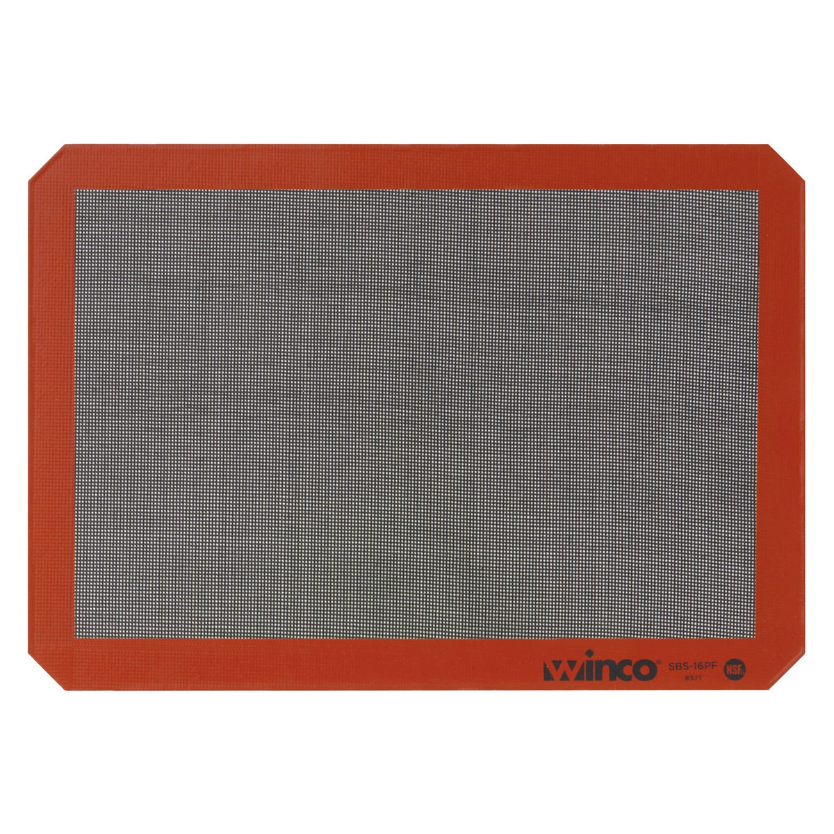 SBS-16PF - Silicone Baking Mat, Perforated - Half (1/2)