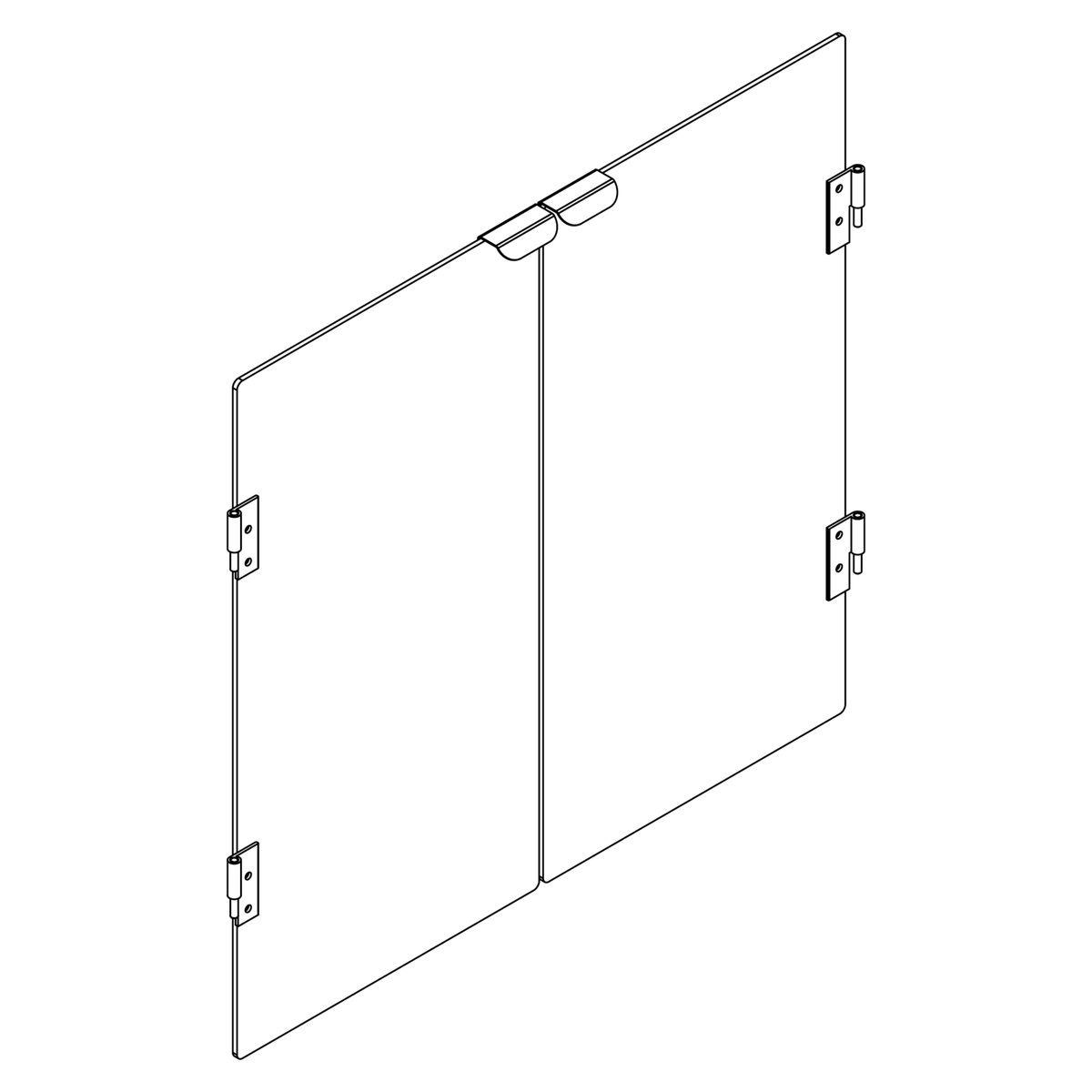 4010 - Door Set for Popcorn Machines 11040/ 11060/ 11080/ 11087